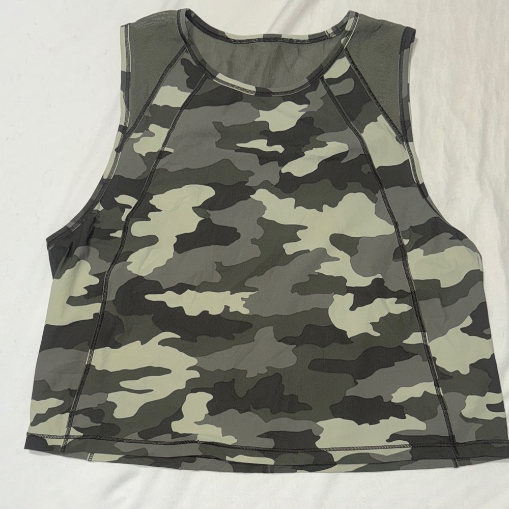 Lululemon Sculpt Cropped Tank